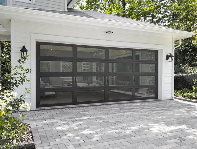 Westport Garage Door Repair design specialist presenting custom garage door options to Westport homeowner