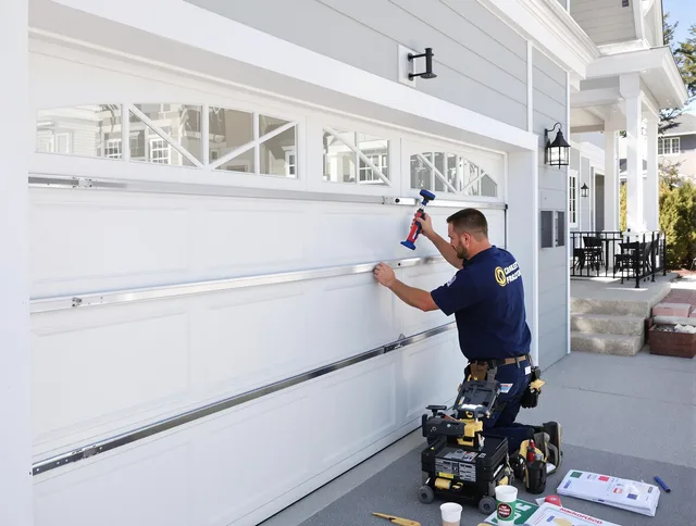 Professional garage door installation by Westport Garage Door Repair in Westport