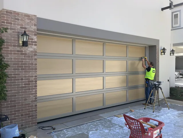 Garage door replacement service by Westport Garage Door Repair in Westport