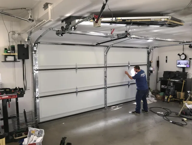 Professional garage door repair service by Westport Garage Door Repair in Westport