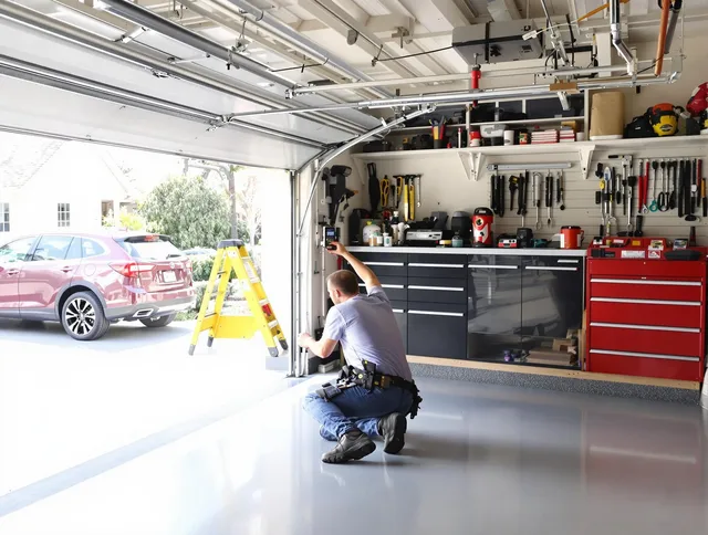 Local garage door repair service by Westport Garage Door Repair in Westport