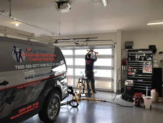 Westport Garage Door Repair team performing same-day garage door repair in Westport